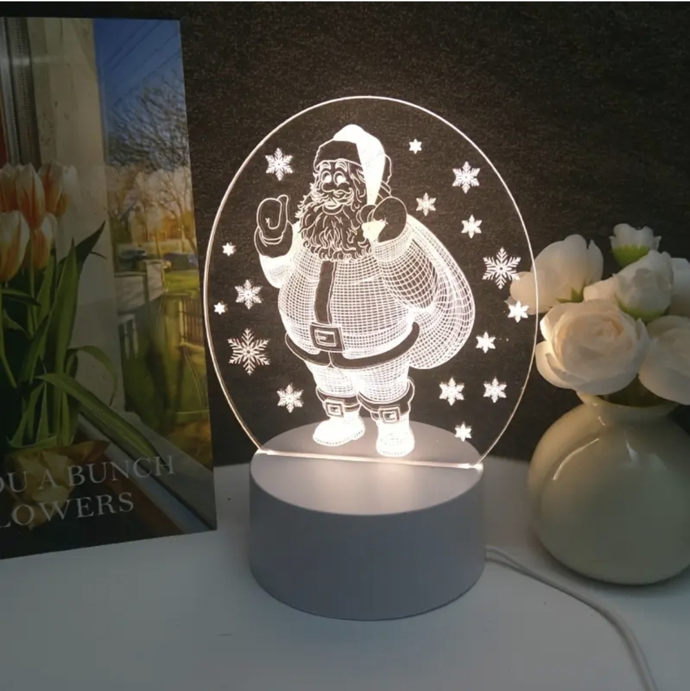Christmas Santa 🎅 night lights. NIB